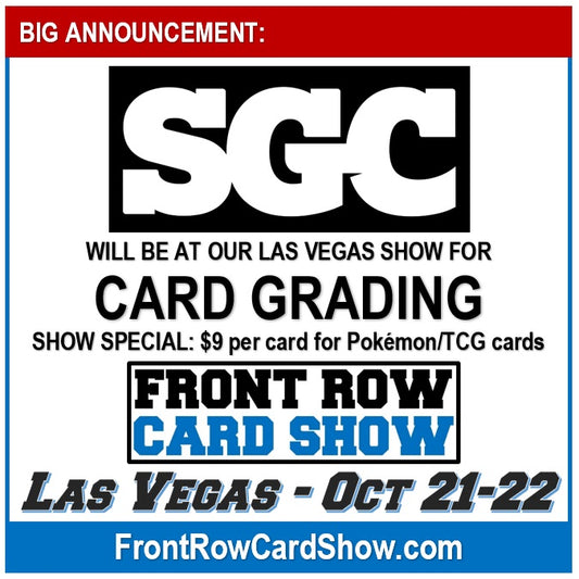 SGC GRADING TO BE AT OCTOBER 2023 LAS VEGAS SHOW