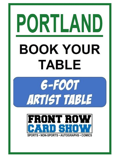 Portland 6-Foot ARTIST Table - Mar 15-16