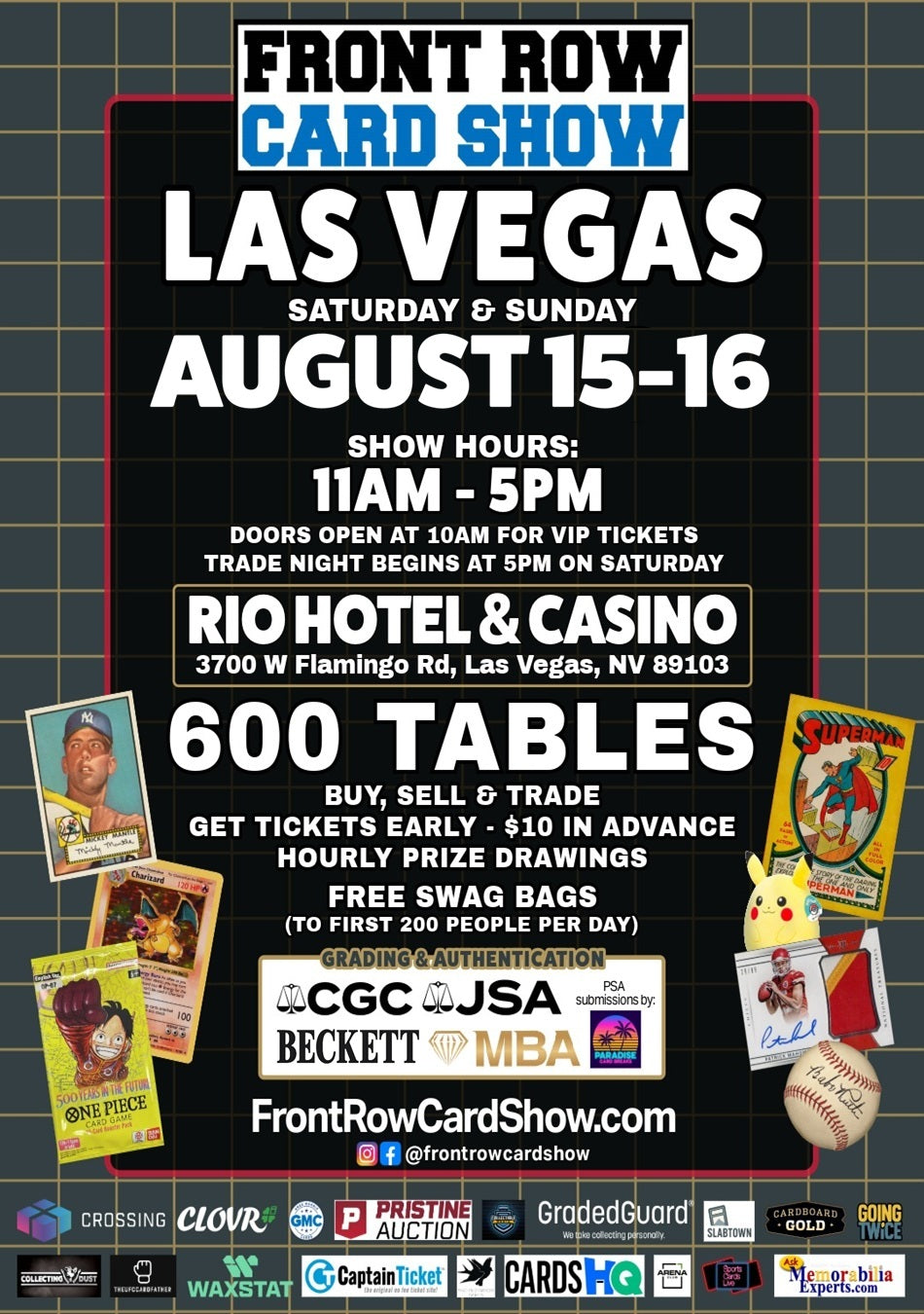 las vegas pokemon card show Genesis | Collectible Events VEGAS, IT'S OFFICIAL! The Las
